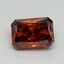 3.01 Ct. Fancy Deep Orange Radiant Lab Grown Diamond
