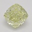 0.40 Ct. Fancy Yellow Cushion Diamond