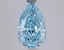 2.79 Ct. Fancy Vivid Blue Blue Pear Lab Grown Diamond