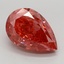 3.09 Ct. Fancy Vivid Pink Pear Lab Grown Diamond