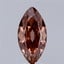 4.06 Ct. Fancy Brown Marquise Lab Grown Diamond