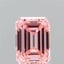 1.46 Ct. Fancy Vivid Pink Emerald Lab Grown Diamond