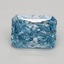 1.89 Ct. Fancy Intense Blue Radiant Lab Grown Diamond