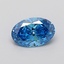 1.49 Ct. Fancy Vivid None Blue Oval Lab Grown Diamond