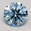 2.06 Ct. Fancy Blue Round Lab Grown Diamond