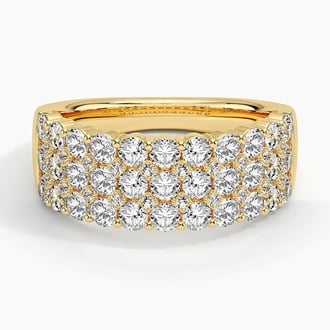 Three Row Lab Diamond Ring (1 1/2 ct. tw.)