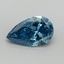 3.14 Ct. Fancy Vivid Blue Pear Lab Grown Diamond