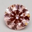 2.50 Ct. Fancy Intense Pink Round Lab Grown Diamond