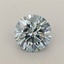 0.61 Ct. Fancy Intense Blue Round Lab Grown Diamond