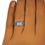 The Hosta Ring, smalltop view on a hand