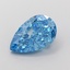 2.83 Ct. Fancy Vivid  Blue Pear Lab Grown Diamond