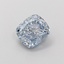 1.01 Ct. Fancy Intense  Blue Cushion Lab Grown Diamond