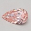 0.50 Ct. Fancy Intense Pink Pear Lab Grown Diamond