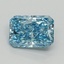 2.06 Ct. Fancy Vivid Blue Radiant Lab Grown Diamond