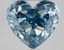 3.01 Ct. Fancy Vivid Blue Heart Lab Grown Diamond