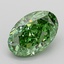 2.12 Ct. Fancy Vivid Green Oval Lab Grown Diamond