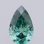0.90 Ct. Fancy Vivid Green Pear Lab Grown Diamond