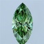 3.00 Ct. Fancy Vivid Green Marquise Lab Grown Diamond
