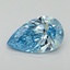 5.06 Ct. Fancy Vivid Blue Pear Lab Grown Diamond