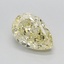 1.42 Ct. Fancy Yellow Pear Lab Grown Diamond