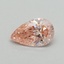 0.40 Ct. Fancy Vivid Pink Pear Lab Grown Diamond