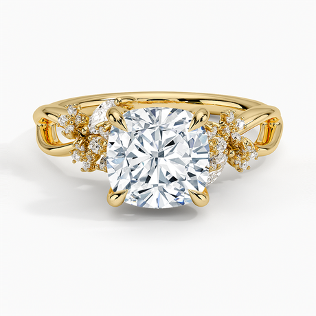 18K Yellow Gold Summer Blossom Diamond Ring (1/4 ct. tw.)