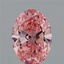 1.66 Ct. Fancy Vivid Pink Oval Lab Grown Diamond