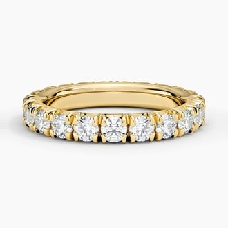 French Pavé Eternity Lab Diamond Ring (2 ct. tw.)
