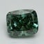 2.02 Ct. Fancy Vivid Pacific Green Cushion Lab Grown Diamond