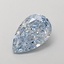 1.51 Ct. Fancy Vivid  Blue Pear Lab Grown Diamond