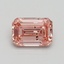 0.88 Ct. Fancy Intense Pink Emerald Lab Grown Diamond