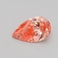0.57 Ct. Fancy Vivid Pink Pear Lab Grown Diamond