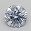 1.06 Ct. Fancy  Blue Round Lab Grown Diamond
