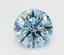 1.5 Ct. Fancy Vivid  Blue Round Lab Grown Diamond
