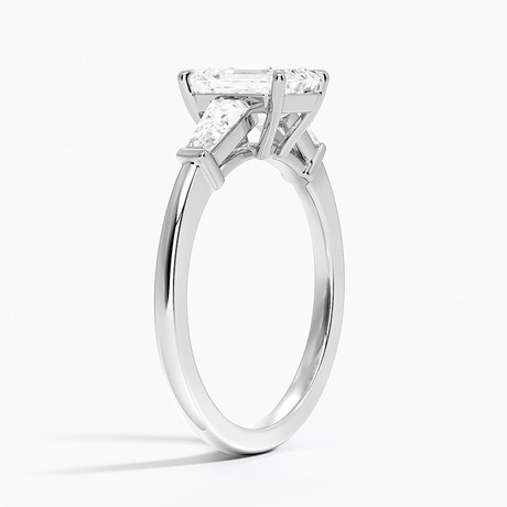 Symphony Three Stone Diamond Ring - Brilliant Earth