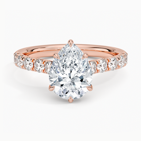 14K Rose Gold Anthology Half Coverage Diamond Ring (1/2 ct. tw.)