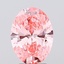 3.03 Ct. Fancy Vivid Pink Oval Lab Grown Diamond