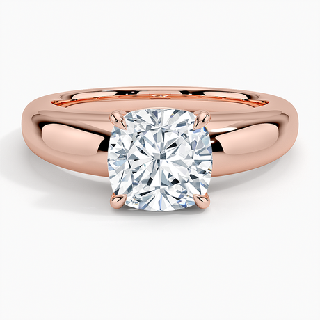 14K Rose Gold Adrian Solitaire Ring