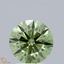 2.53 Ct. Fancy Vivid Green Round Lab Grown Diamond