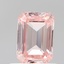 0.80 Ct. Fancy Intense Pink Emerald Lab Grown Diamond