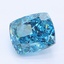 1.3 Ct. Fancy Vivid Blue Cushion Lab Grown Diamond