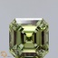 3.0 Ct. Fancy Vivid Green Asscher Lab Grown Diamond