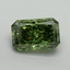 10.03 Ct. Fancy Vivid Green Radiant Lab Grown Diamond
