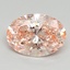2.10 Ct. Fancy Vivid Pink Oval Lab Grown Diamond