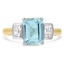Modern Aquamarine Vintage Ring