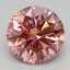 2.59 Ct. Fancy Vivid Pink Round Lab Grown Diamond