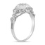 The Celicia Ring, smalltop view on a hand