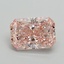 3.06 Ct. Fancy Vivid Pink Radiant Lab Grown Diamond