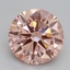 2.70 Ct. Fancy Intense Pink Round Lab Grown Diamond