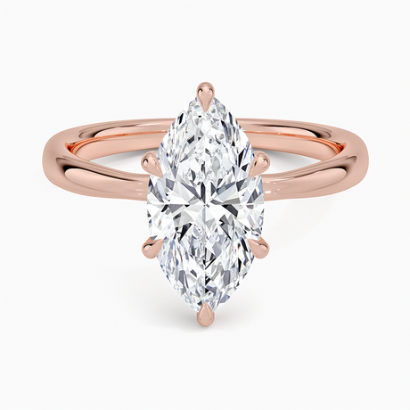 14K Rose Gold Freesia 2.7mm Solitaire Ring